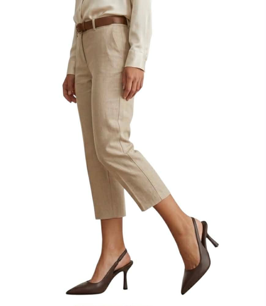 καφέ slingback γόβες με χαμηλό τακούνι πολύ οικονομικές