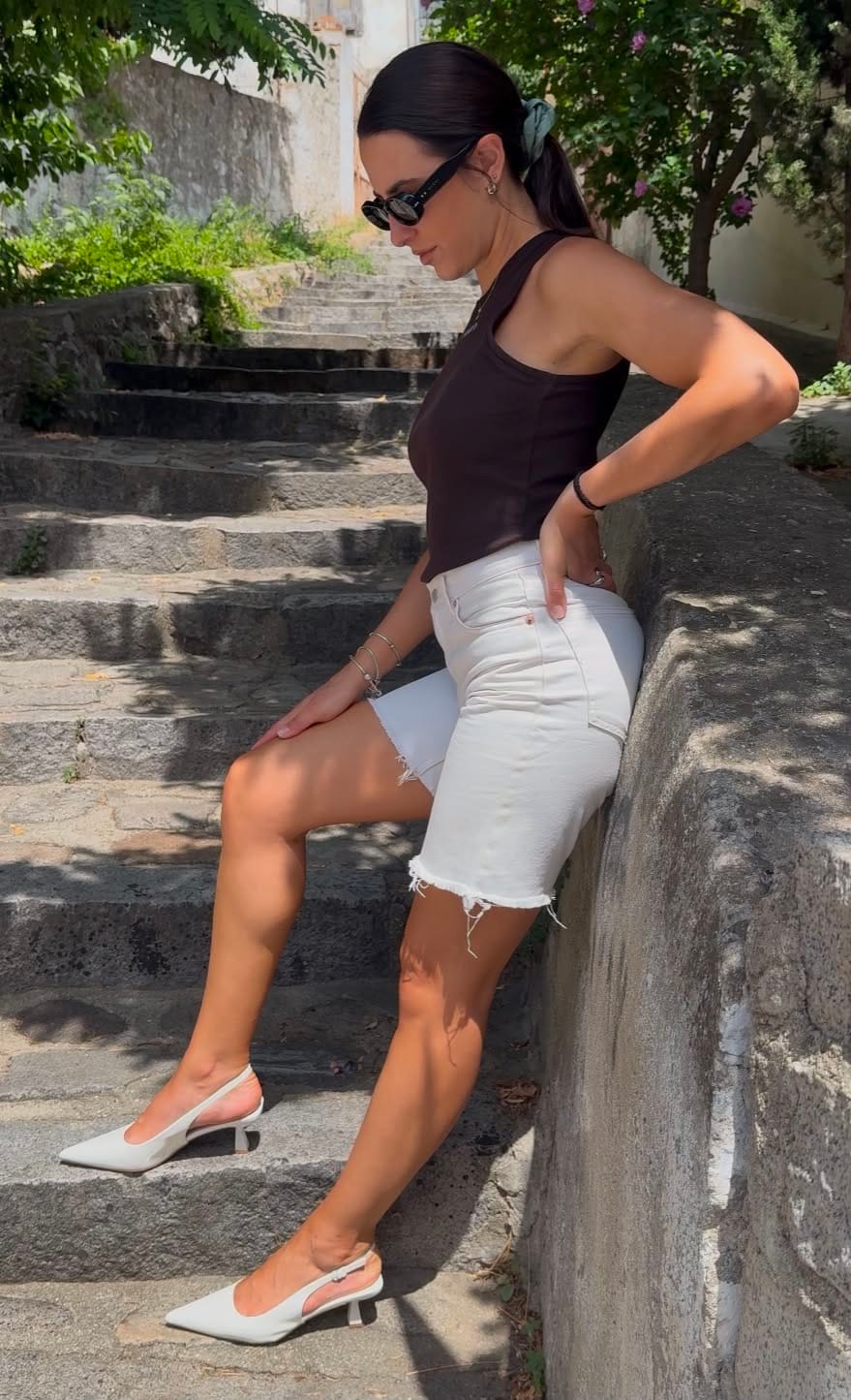 ΛΕΥΚΕΣ ΓΟΒΕΣ SLINGBACK